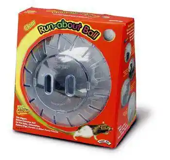 Superpet Run-about Ball Giant Clear 11.5"