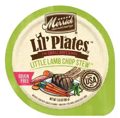 Lil' Plates Adult Small Breed Grain Free Little Lamb Chop Stew Canned Dog Food 3.5-oz