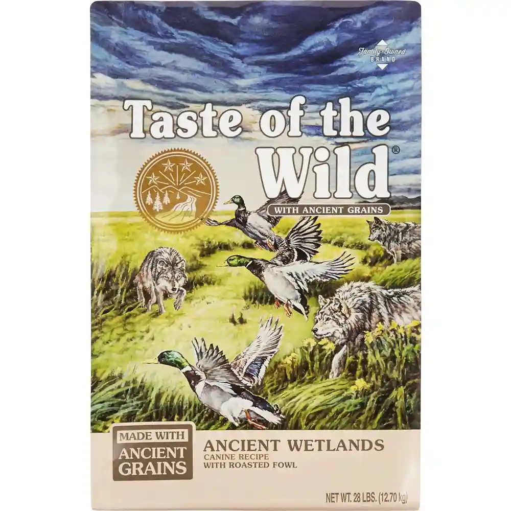Ancient Wetlands Roasted Fowl & Ancient Grain Recipe Dry Dog Food 5-lb