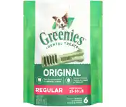 Original Regular Dental Dog Chews 6-oz