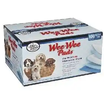 Wee Wee Pads 100 Pack Box