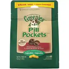 Pill Pockets Canine Hickory Smoke Flavor Dog Treats For Capsules 15.8-oz