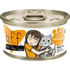 Bff Tuna & Salmon Soulmates In Gelee Canned Cat Food 3-oz