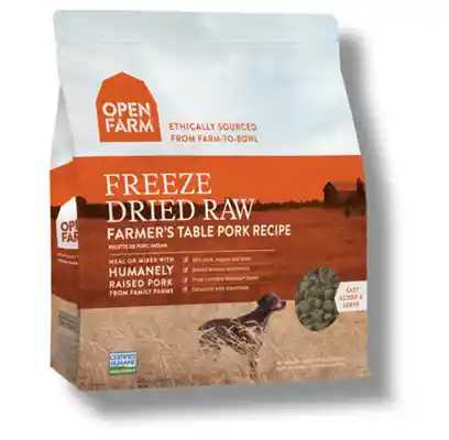 Farmers Table Pork Recipe Freeze Dried Raw Dog Food 13.5-oz