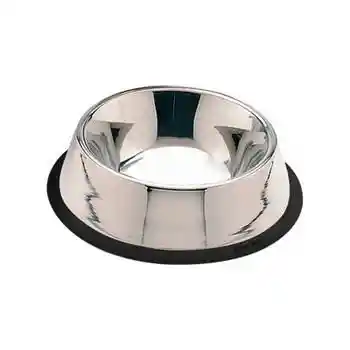 Stainless Steel No Tip Mirror Dish 16 Oz
