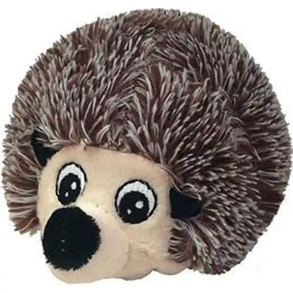 Ez Squeaky Hedgehog Plush Covered Dog Toy