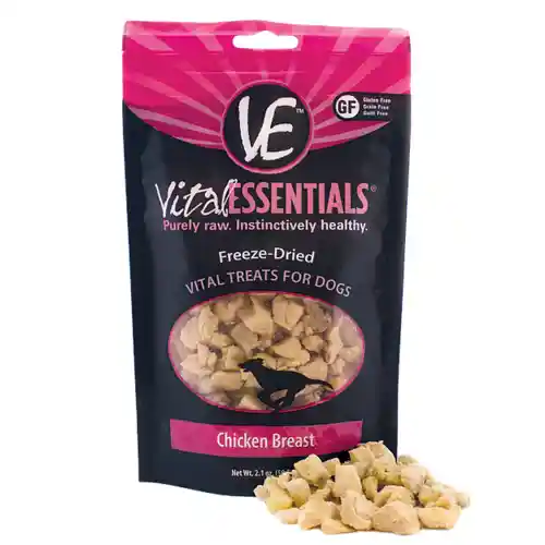 Freeze Dried Chicken Breast Vital Treats For Dogs 2.1-oz