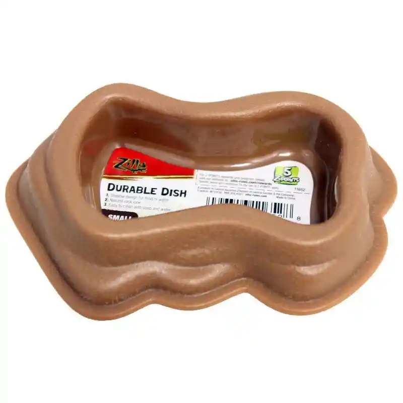 Zilla Durable Dish Brn Lg;