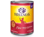 Wellness Beef & Chicken Canned Cat Food 12.5 Oz