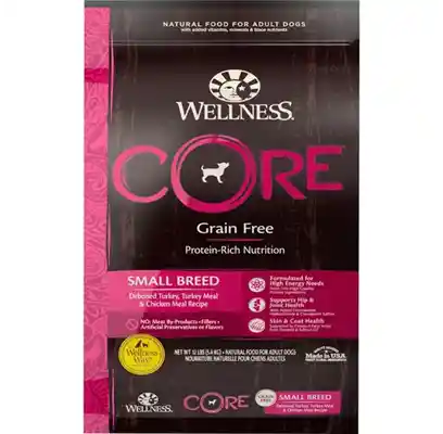 Core Grain Free Natural Small Breed Health Turkey & Chicken Recipe Dry Dog Food 4-lb