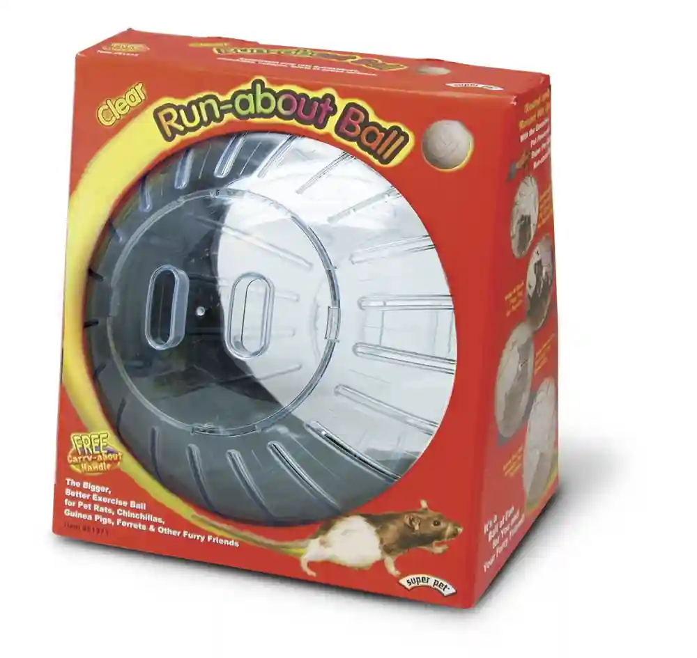 Superpet Run-about Ball Giant Clear 11.5"