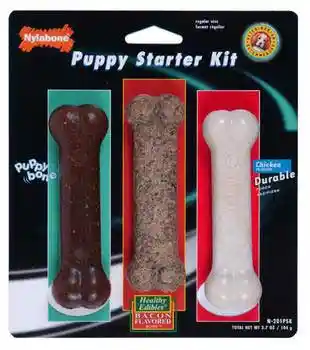 Nylabone Puppy Starter Kit Regular 3 Pack