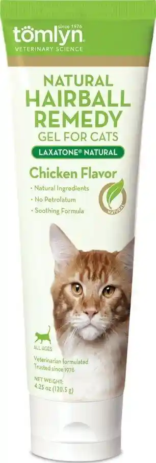 Laxatone Natural Hairball Remedy Gel For Cats 4.25-oz