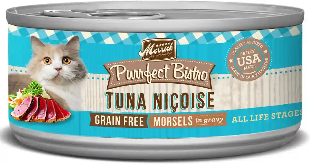 Purrfect Bistro Grain-free Tuna Nicoise Morsels In Gravy Canned Cat Food 5.5-oz