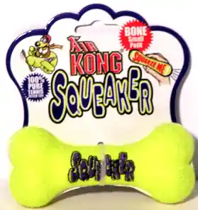 Air Kong Squeaker Bone Smallall Yellow