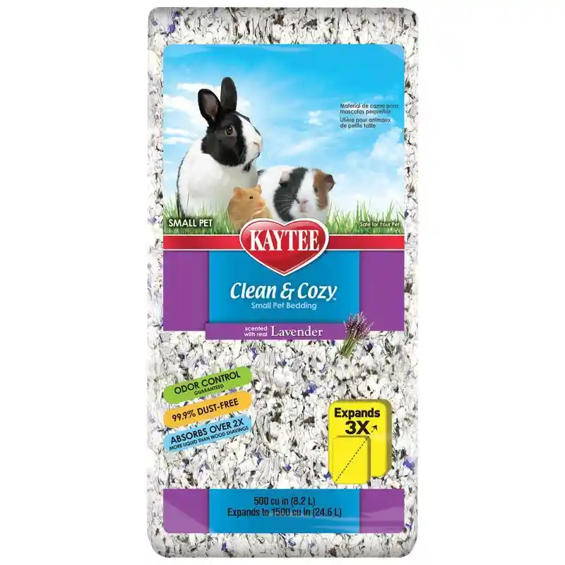 Kaytee Clean And Cozy Lavender 500 Cu In 6 Cs