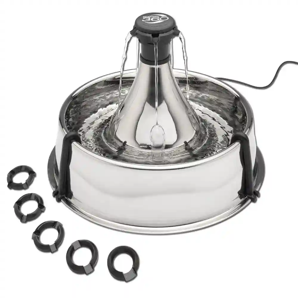 Drinkwell Stainless Multi-pet Fountain 128oz