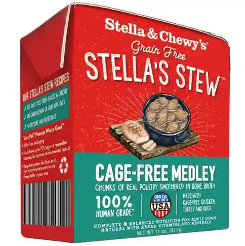 Stella's Stew Cage-free Medley Wet Dog Food 11-oz