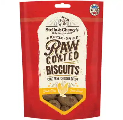 Raw Coated Biscuits Cage-free Chicken Recipe Dog Treats 9-oz