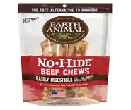 No-hide Easily Digestible Rawhide Alternative Beef Flavor Dog Chews 7" - 2-pack