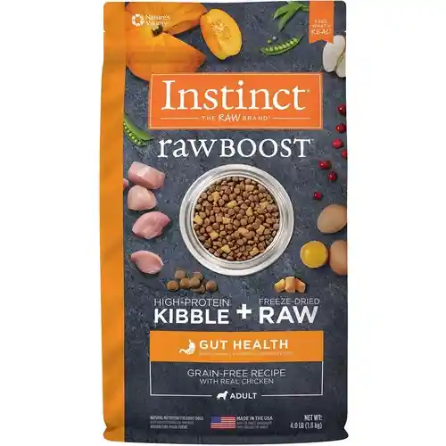 DISC  Instinct Dog Raw Boost GF Chicken Gut 4lb