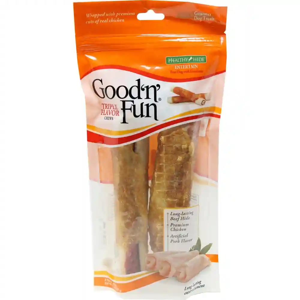 Good N Fun Rolls Pork/beef/chkn 7 In/2 Pk