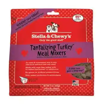 Meal Mixers Freeze Dried Raw Tantalizing Turkey Grain Free Dog Food Topper 8-oz