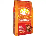 Natural Grain Free Wellbars Crunchy Yogurt, Apples & Bananas Recipe Dog Treats 20-oz