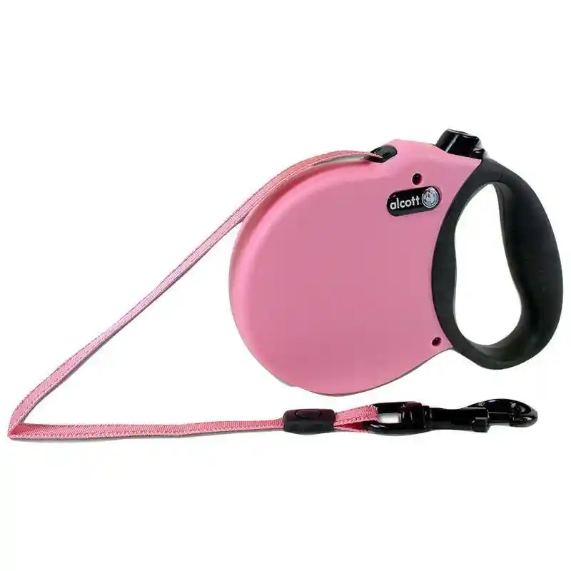 Retract Leash- Small-pink;