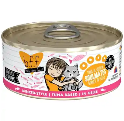 Bff Tuna & Salmon Soulmates In Gelee Canned Cat Food 5.5-oz