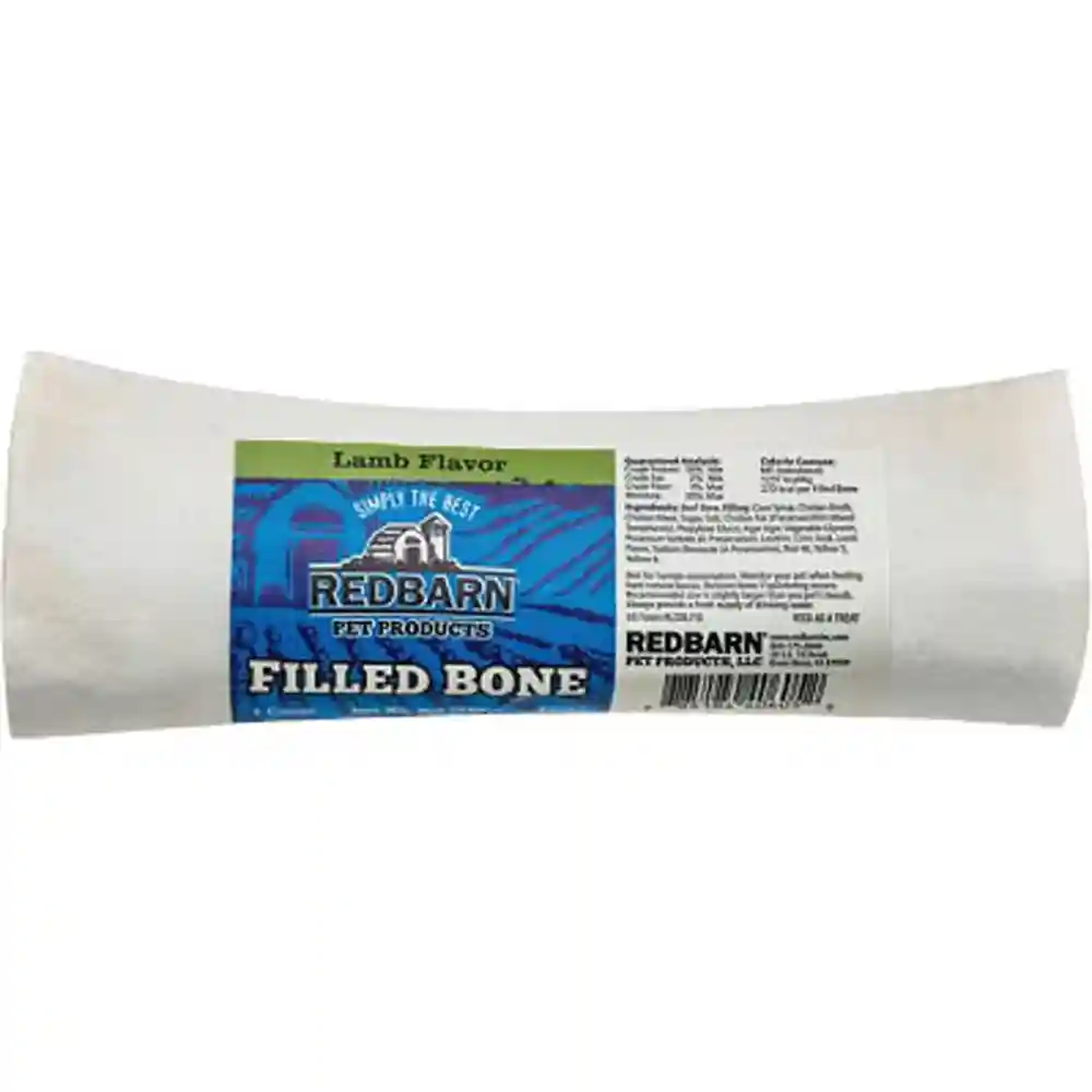 DISC Redbarn Filled Bone Lamb Large 6"
