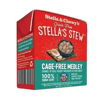 Stella's Stew Cage-free Medley Wet Dog Food 11-oz