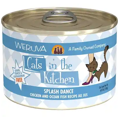 Cats In The Kitchen Splash Dance Canned Cat Food 6-oz