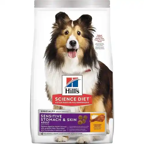 Adult Sensitive Stomach & Skin Chicken Recipe Dry Dog Food 30-lb