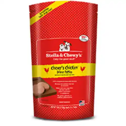 Dinner Patties Chewy's Chicken Frozen Raw Dog Food 3-lb