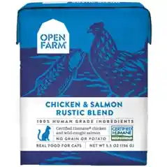 Grain Free Chicken & Salmon Recipe Rustic Blend Wet Cat Food 5.5-oz