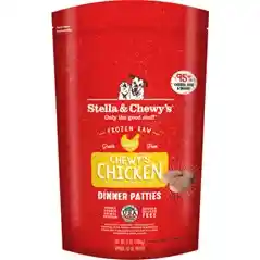 Dinner Patties Chewy's Chicken Frozen Raw Dog Food 12-lb