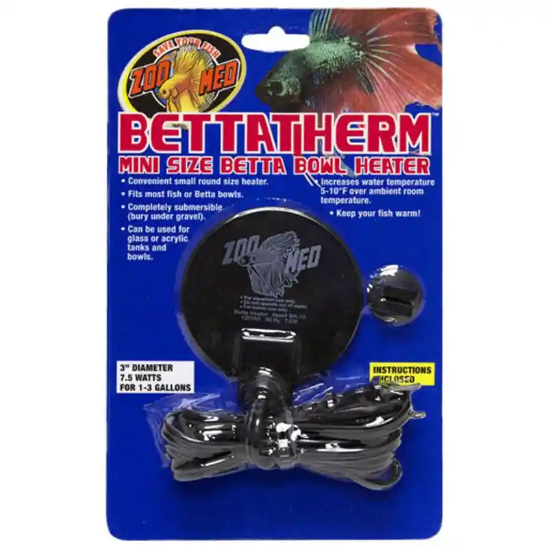 Zoo Med Submersible Betta Bowl Heater 7.5 W