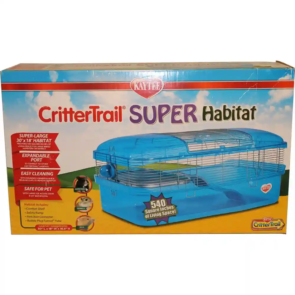 Kaytee Crittertrail Super Habitat Blue