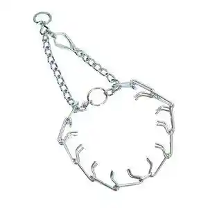 Ultra-plus Prong Dog Training Collar With Latch, Chrome, 2.25 Mm X 14"