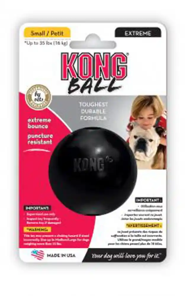 Kong Extreme Ball Small Black