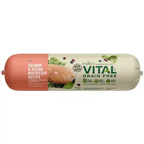 Vital Grain Free Salmon & Ocean Whitefish Fresh Dog Food 2#