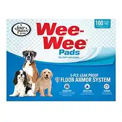 Wee Wee Pads 100 Pack Box