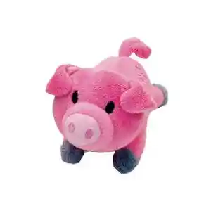Plush Dog Toy, Pig, 4.5"