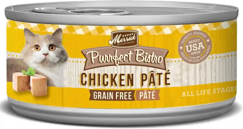 Purrfect Bistro Grain-free Chicken Pate Canned Cat Food 5.5-oz