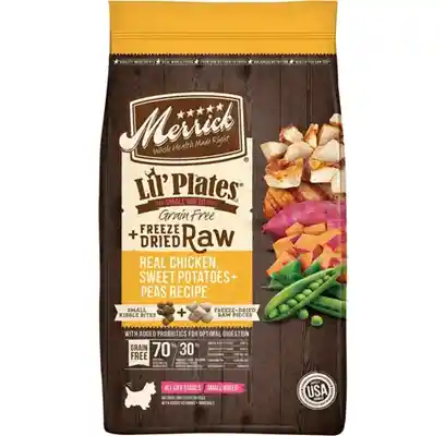 Lil' Plates Grain Free Chicken & Sweet Potato Recipe With Raw Bites Dry Dog Food 10-lb