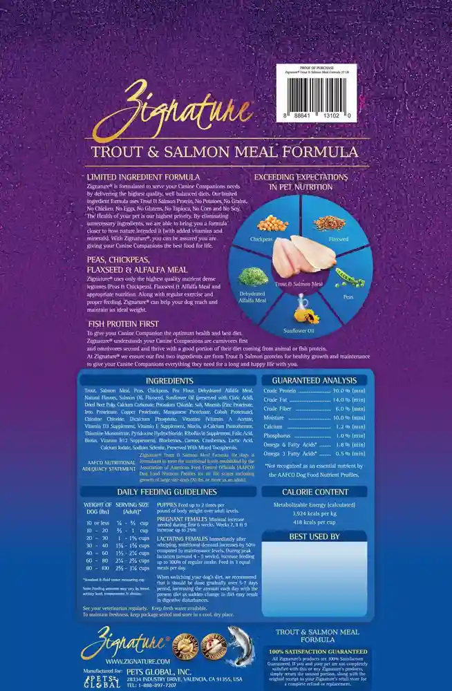 Limited Ingredient Diet Grain Free Trout & Salmon Recipe Dry Dog Food 13.5-lb