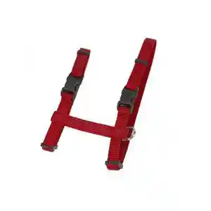Figure "h" Adjustable Cat Harness, Red, 3/8" X 10"-18"