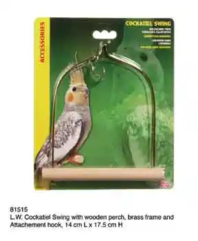 Swing Wood 5"x7" Cockatiel