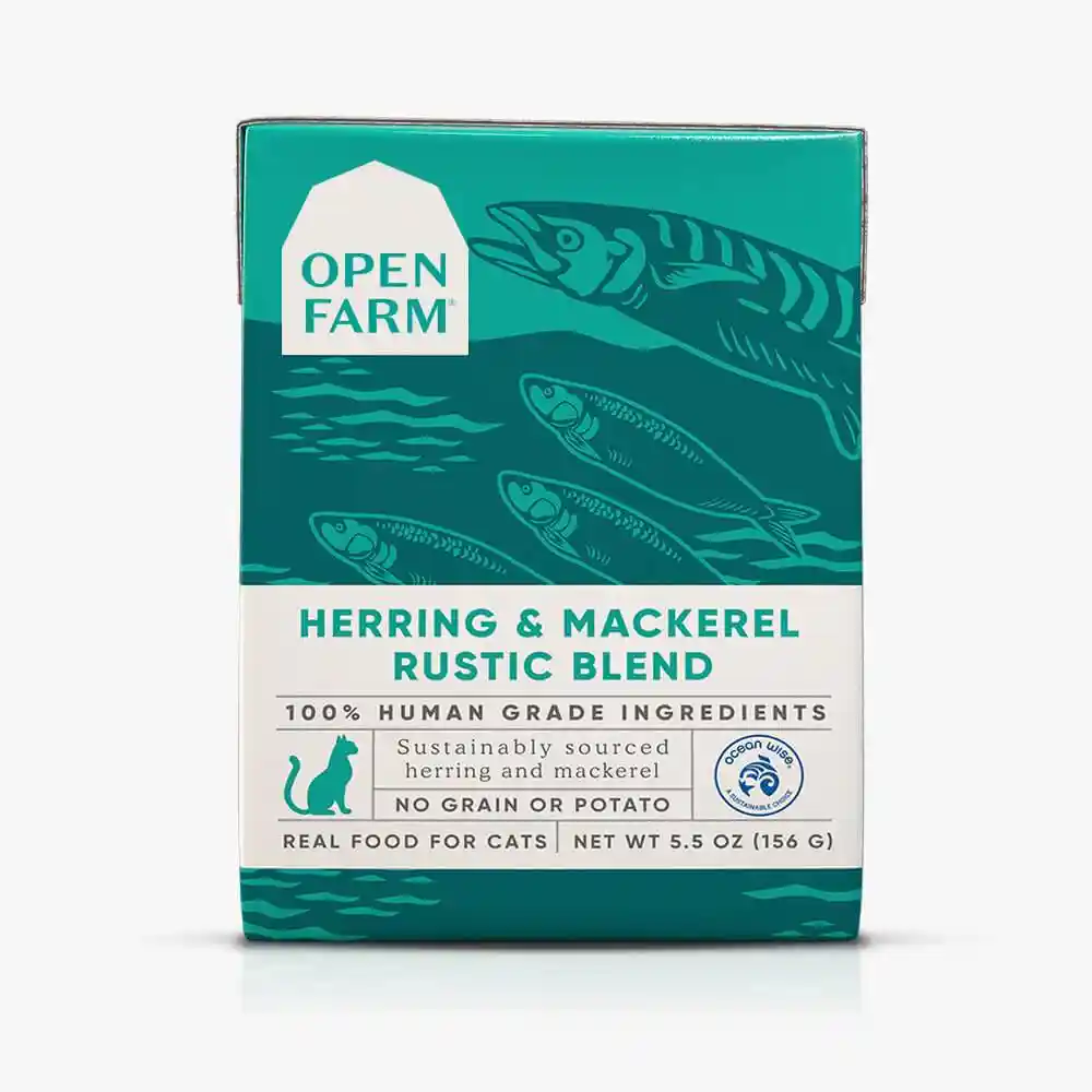 Grain Free Herring & Mackerel Recipe Rustic Blend Wet Cat Food 5.5-oz